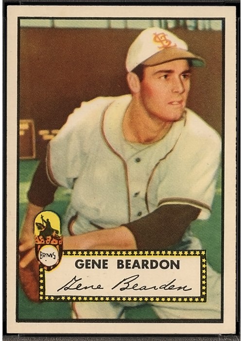 1952 Topps #229 Gene Bearden
