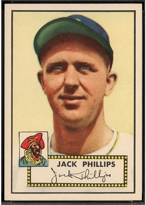 1952 Topps #240 Jack Phillips