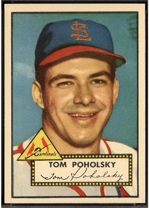 1952 Topps #242 Tom Poholsky