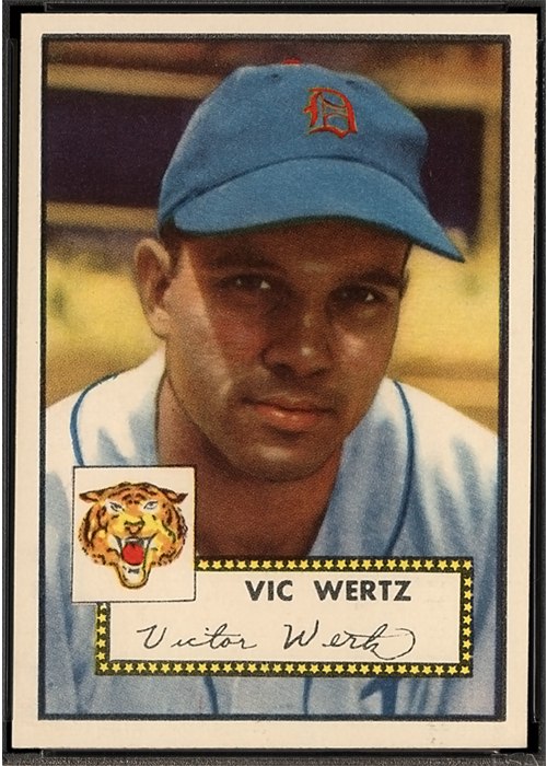 1952 Topps #244 Vic Wertz