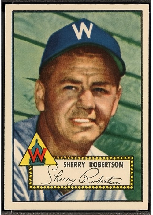 1952 Topps #245 Sherry Robertson