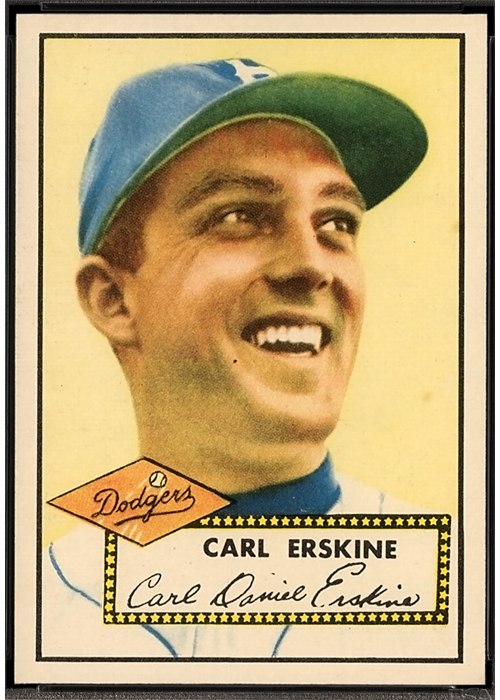 1952 Topps #250 Carl Erskine
