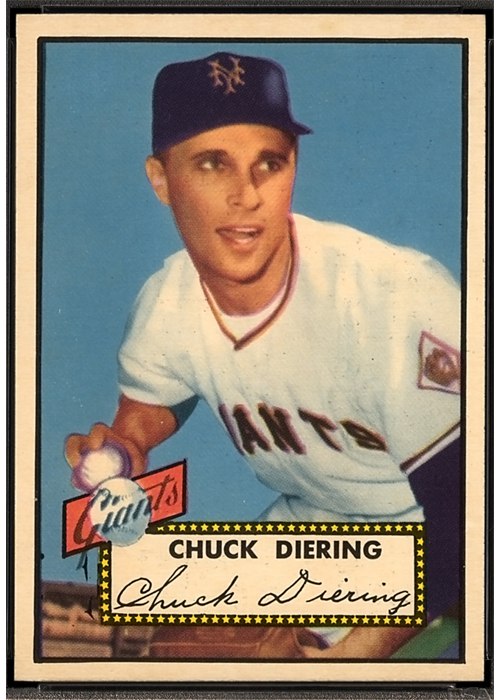 1952 Topps #265 Chuck Diering
