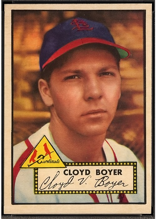 1952 Topps #280 Cloyd Boyer