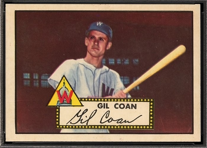 1952 Topps #291 Gil Coan