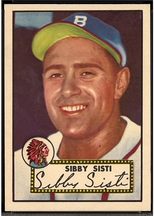 1952 Topps #293 Sibby Sisti