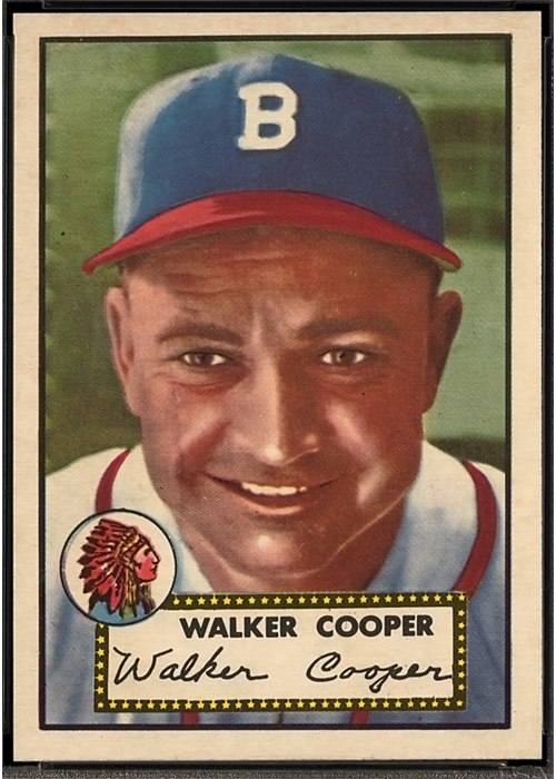 1952 Topps #294 Walker Cooper