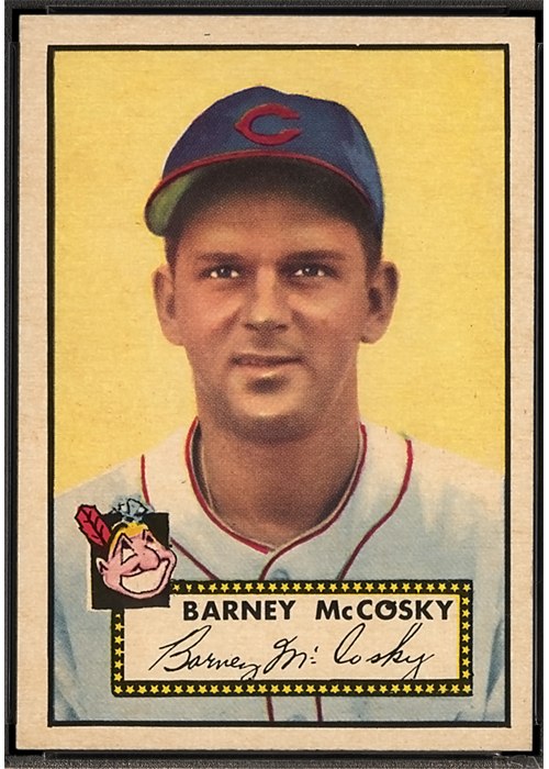 1952 Topps #300 Barney McCosky