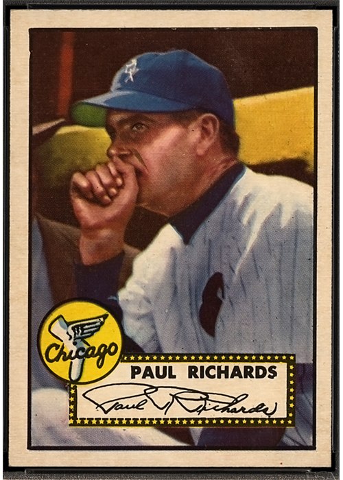 1952 Topps #305 Paul Richards