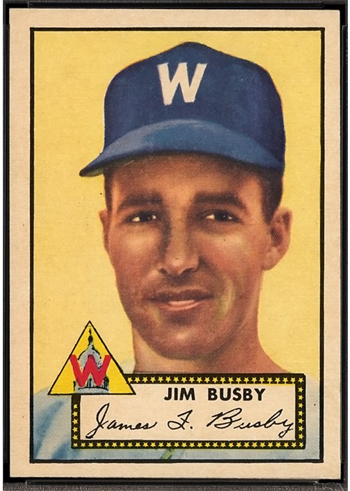 1952 Topps #309 Jim Busby
