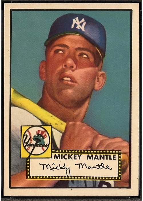 1952 Topps #311 Mickey Mantle