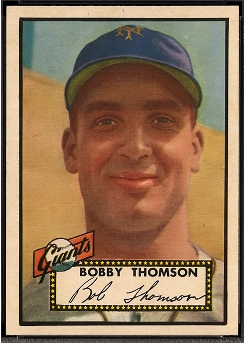 1952 Topps #313 Bobby Thomson