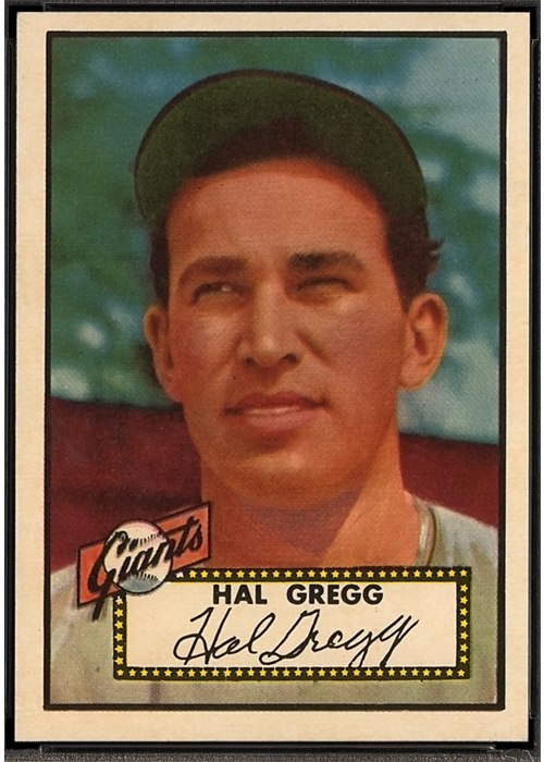 1952 Topps #318 Hal Gregg