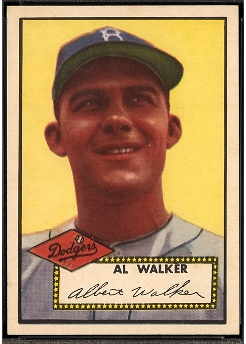 1952 Topps #319 Al Walker (Rube Walker)