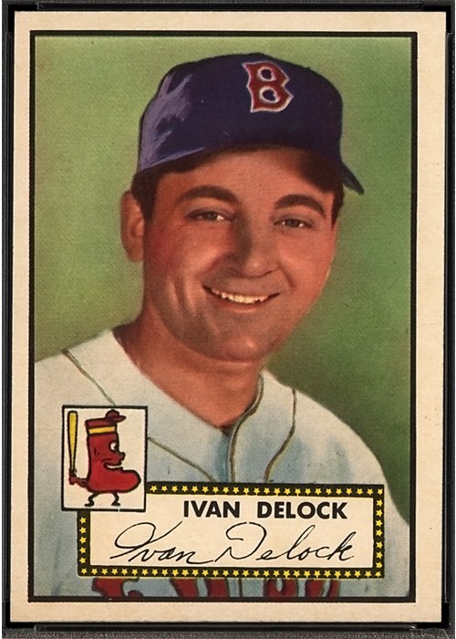 1952 Topps #329 Ivan Delock (Ike Delock)