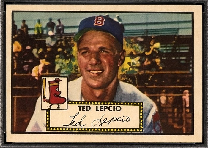 1952 Topps #335 Ted Lepcio