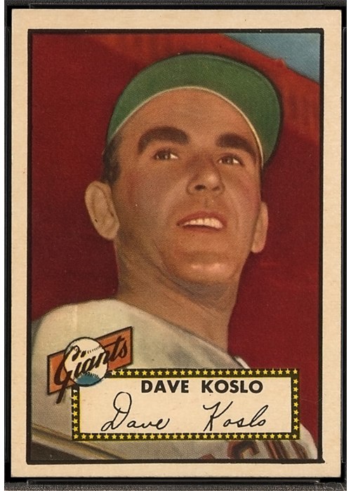 1952 Topps #336 Dave Koslo