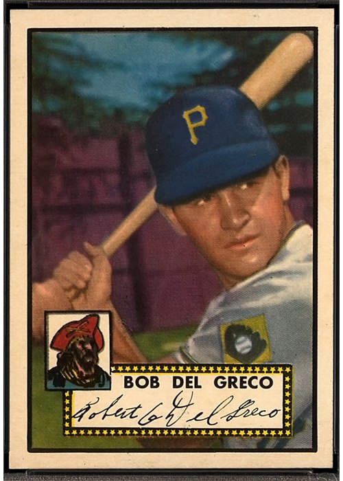 1952 Topps #353 Bob Del Greco (Bobby Del Greco)
