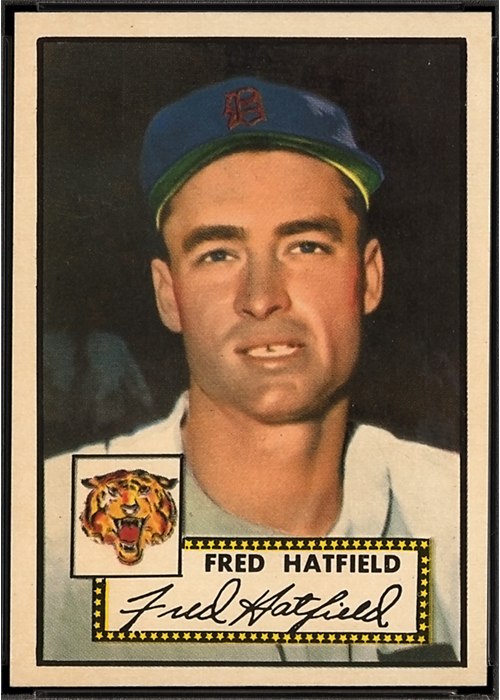 1952 Topps #354 Fred Hatfield