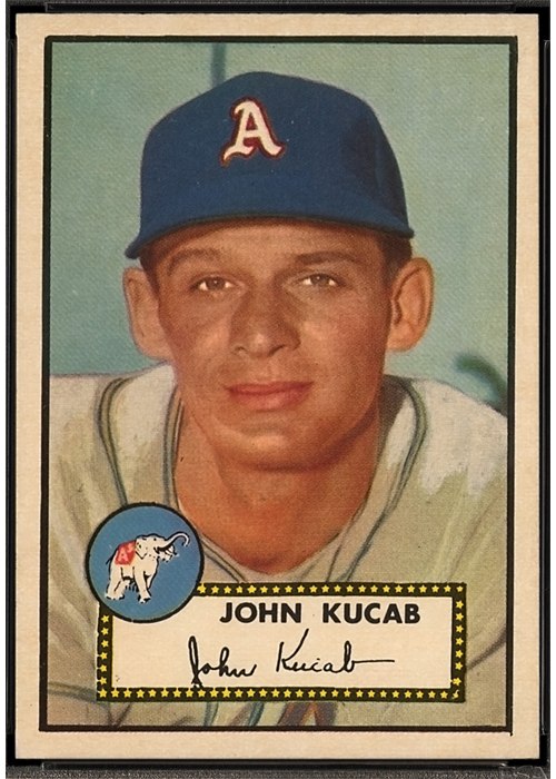 1952 Topps #358 John Kucab (Johnny Kucab)