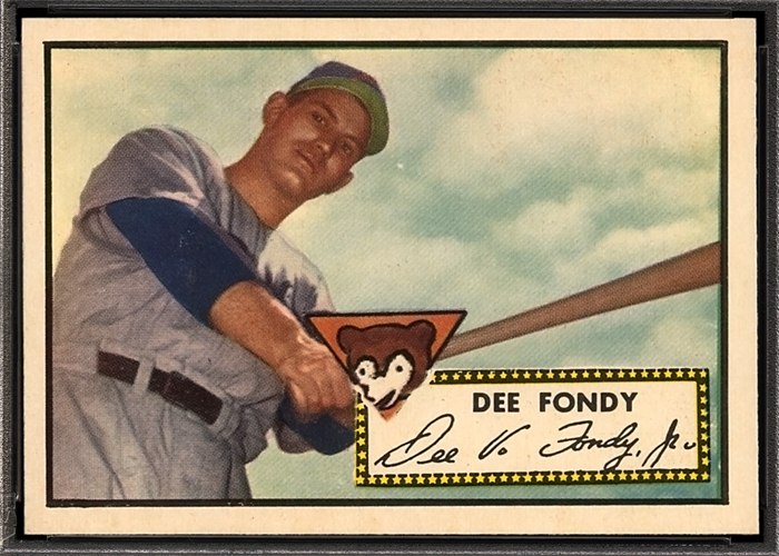 1952 Topps #359 Dee Fondy