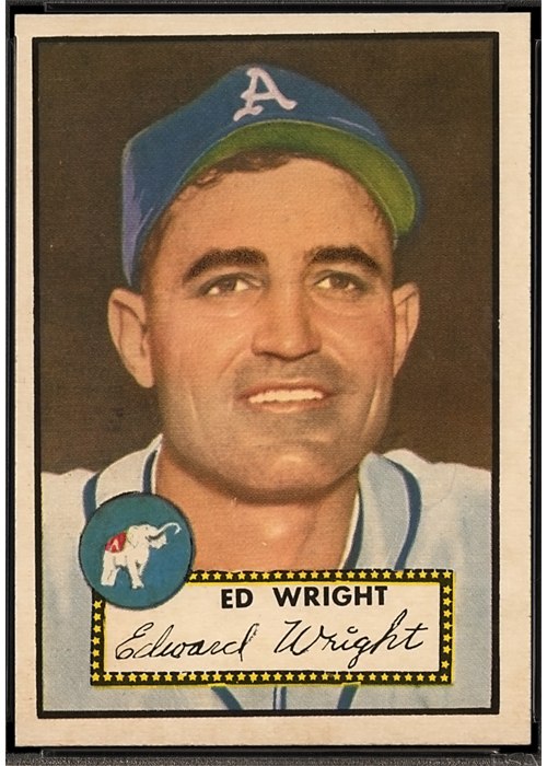 1952 Topps #368 Ed Wright