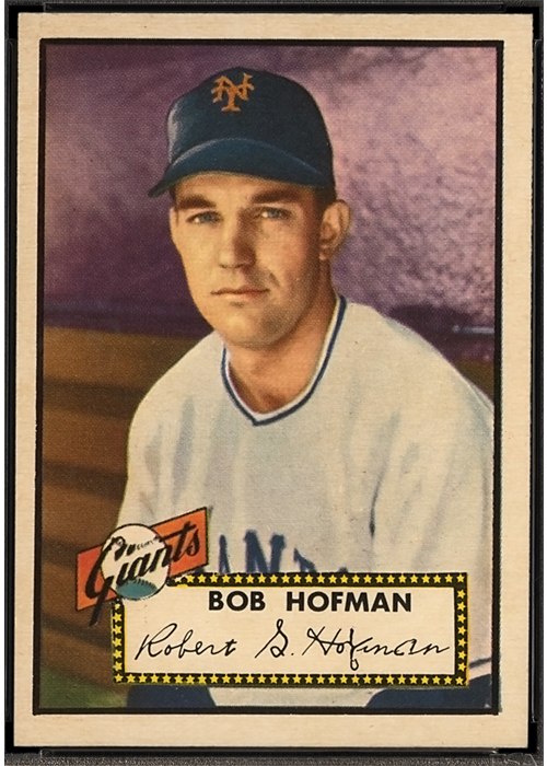 1952 Topps #371 Bobby Hofman