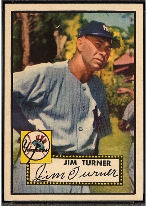 1952 Topps #373 Jim Turner