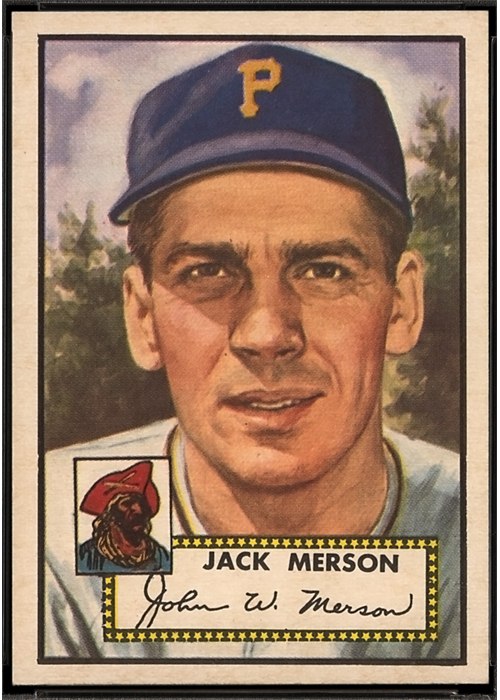 1952 Topps #375 Jack Merson