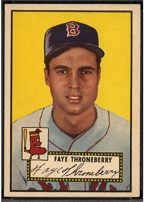 1952 Topps #376 Faye Throneberry