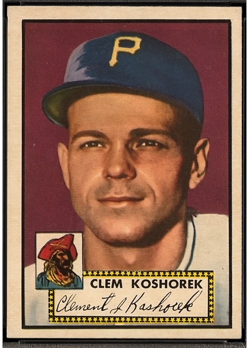 1952 Topps #380 Clem Koshorek