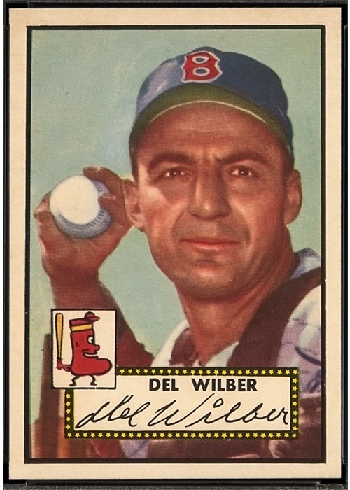 1952 Topps #383 Del Wilber