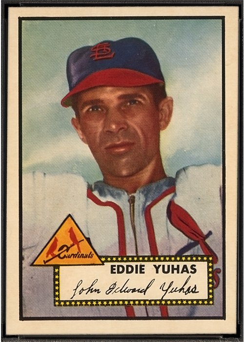 1952 Topps #386 Eddie Yuhas