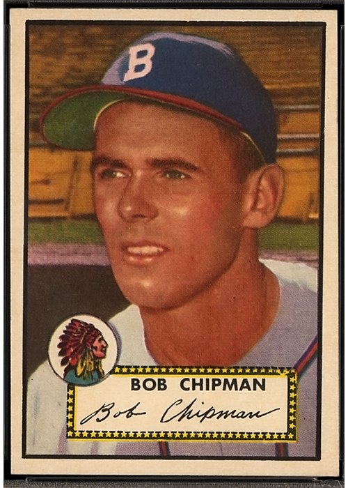 1952 Topps #388 Bob Chipman