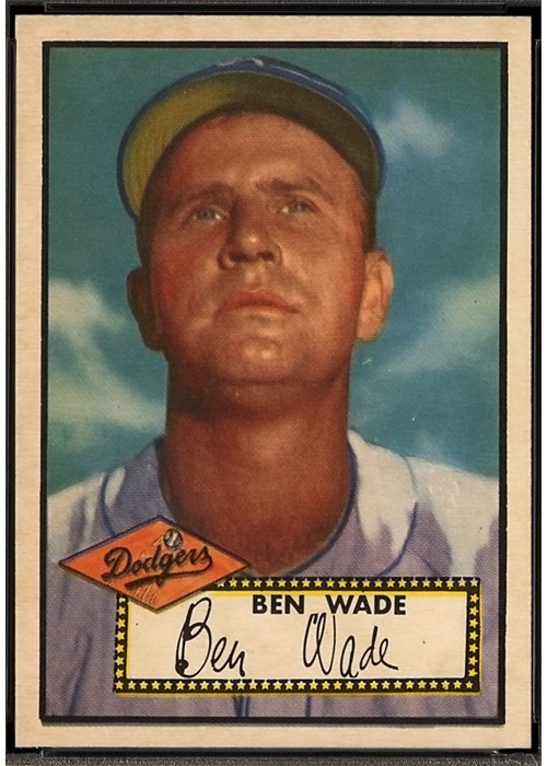 1952 Topps #389 Ben Wade
