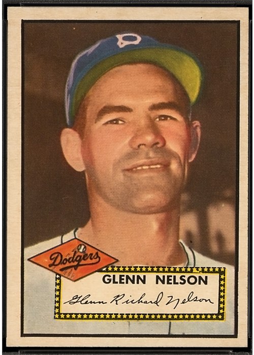 1952 Topps #390 Glenn Nelson (Rocky Nelson)