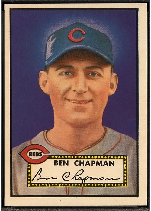1952 Topps #391 Ben Chapman