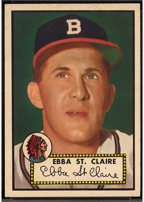 1952 Topps #393 Ebba St. Claire