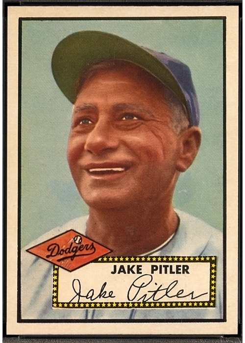 1952 Topps #395 Jake Pitler