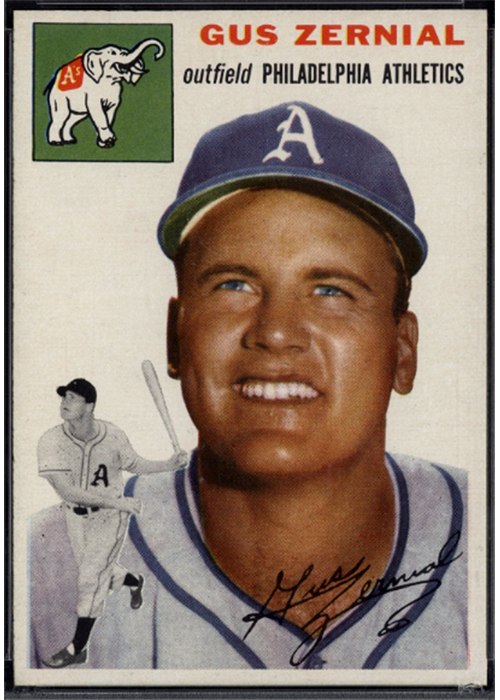 1954 Topps #2 Gus Zernial