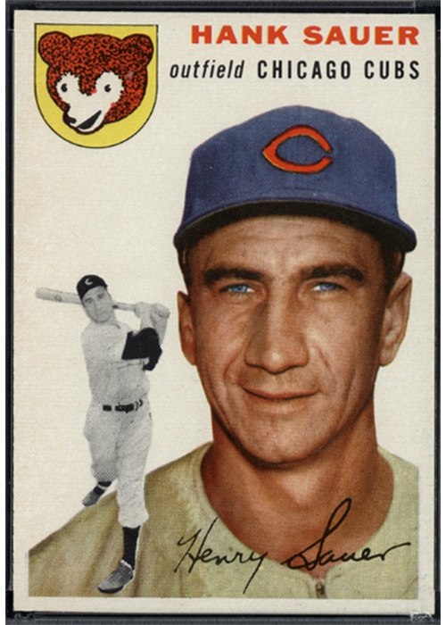 1954 Topps #4 Hank Sauer