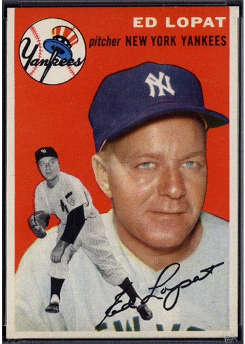 1954 Topps #5 Ed Lopat