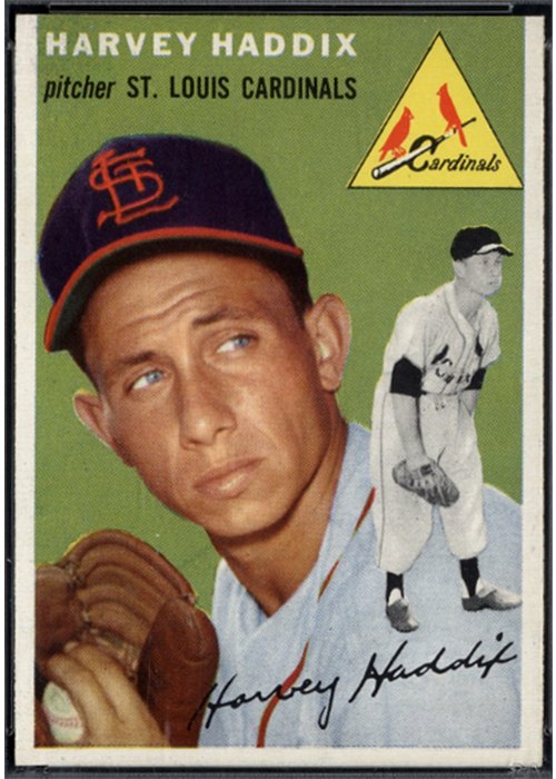 1954 Topps #9 Harvey Haddix