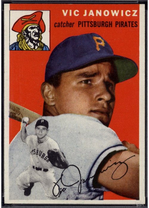 1954 Topps #16 Vic Janowicz