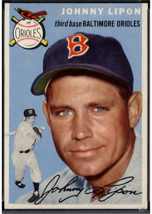 1954 Topps #19 Johnny Lipon