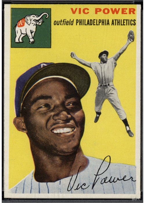 1954 Topps #52 Vic Power