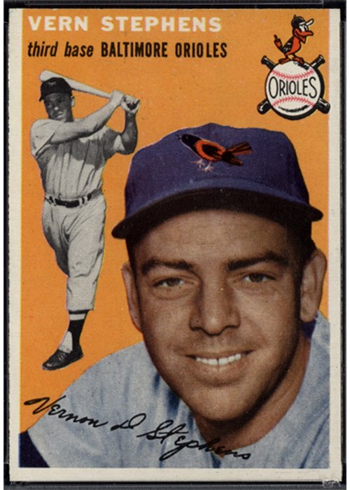 1954 Topps #54 Vern Stephens
