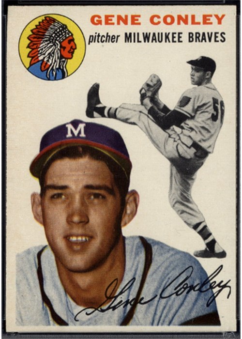 1954 Topps #59 Gene Conley