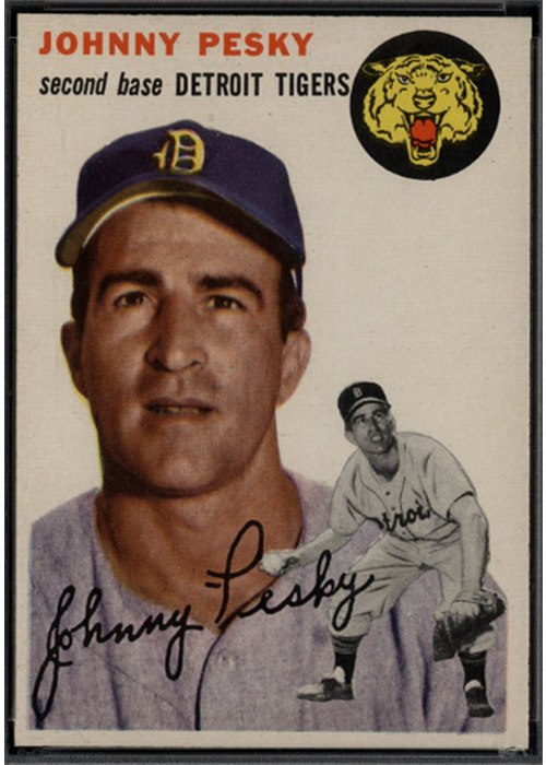 1954 Topps #63 Johnny Pesky