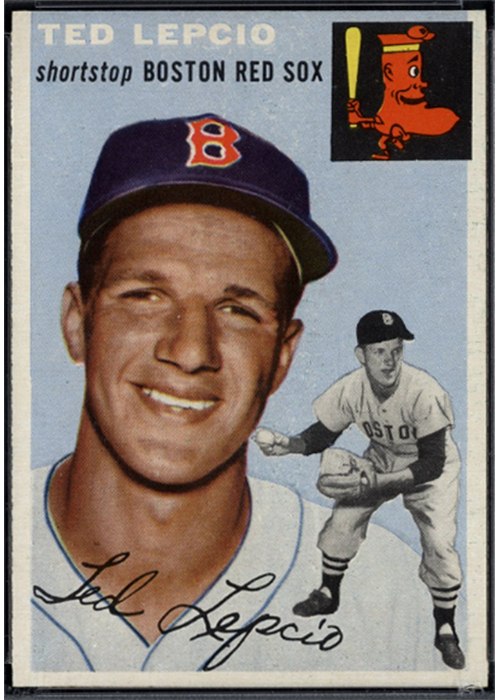 1954 Topps #66 Ted Lepcio